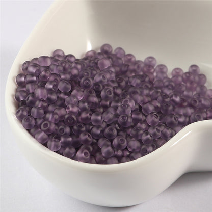 Frosted Seed Glass Beads 2mm Muted Rainbow Colors 800pcs 18