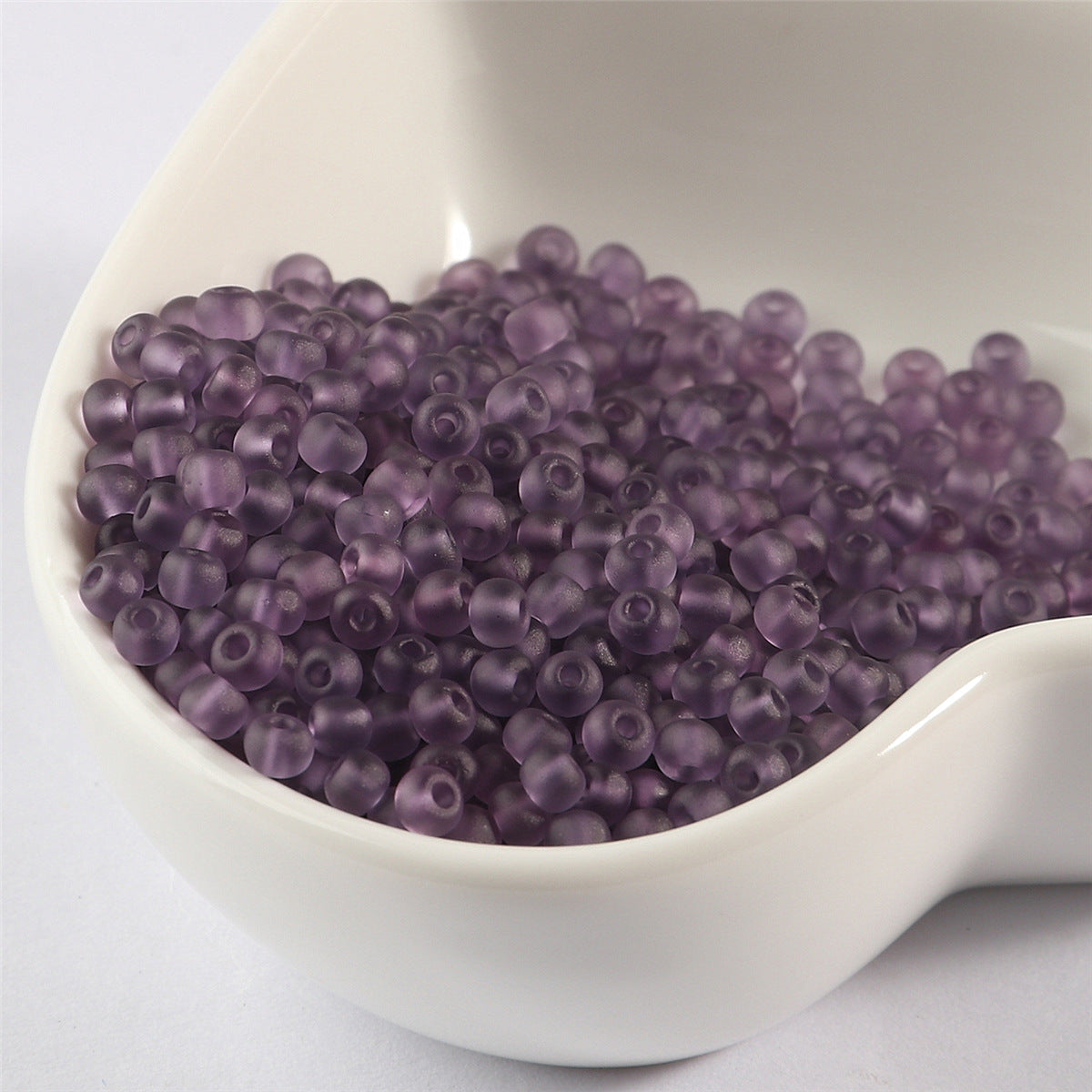 Frosted Seed Glass Beads 2mm Muted Rainbow Colors 800pcs 18