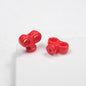 Painted Clockwork Spring Acrylic Beads 18mm Glossy Mixed Colors 20pcs 7