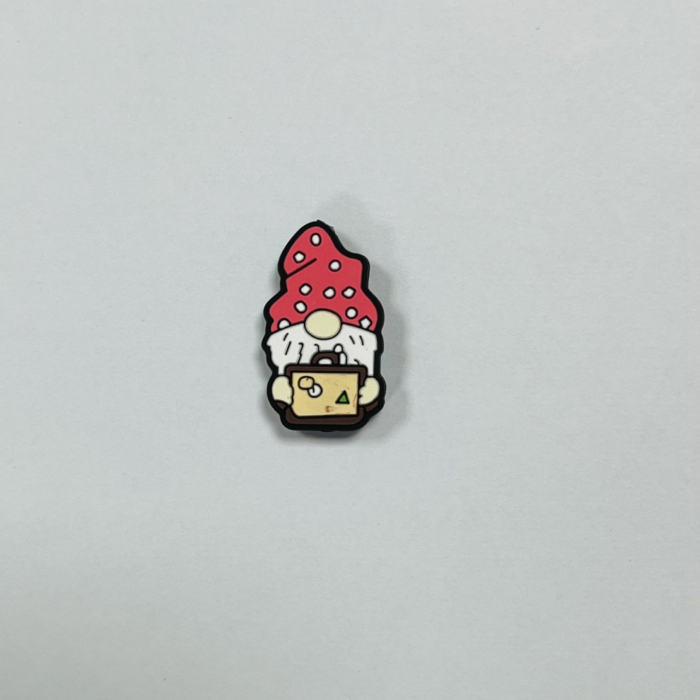 Silicone Focal Beads Cartoon Dwarf Holding Various Items 20pcs 15