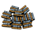 Silicone Focal Beads Alphabet Quotations Multi Line Bold Text 20pcs 3