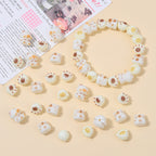 Cute Kitten and Paws Resin Beads Irregular Shape Multicolor 3pcs 2