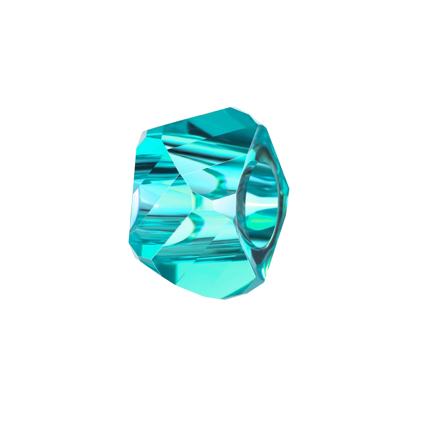 Resin Large Hole Spacer Beads 8 14mm 40pcs Imitation Crystal 13
