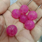 Transparent Round Acrylic Beads 16mm Jelly Color Sanrio Printed 100pcs 2