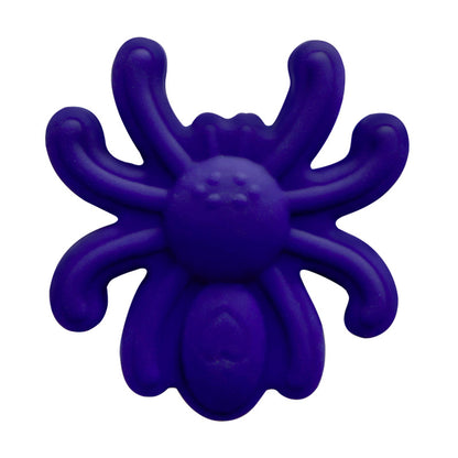 Silicone Focal Beads Spider Solid Color Smooth Texture 20pcs 3