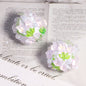 Embellished Bubblegum Beads 20mm Crystal Rose Polymer Clay 5pcs 10