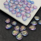 Czech Glass Beads Teardrop 12mm Transparent Iridescent 100pcs 2