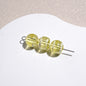 Clear Round Acrylic Beads 10mm Candy Swirl Pattern 100pcs 9