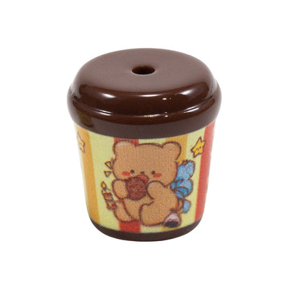 3D Bubble Tea Acrylic Beads 21mm Transparent Colorful 10pcs 22