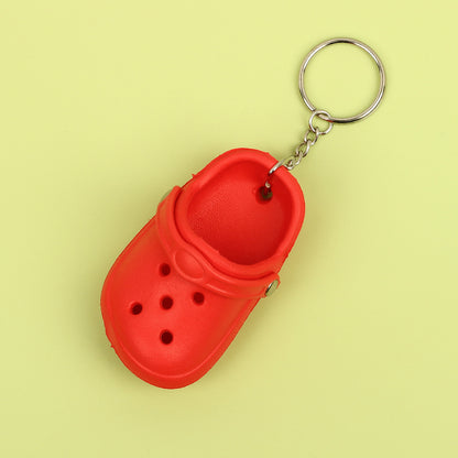 Silicone Mini Slippers Couple Keychain Colorful Clog Style 9