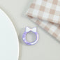 Zinc Alloy Bow Trigger Keyrings 27mm Baking Painted 6pcs 17