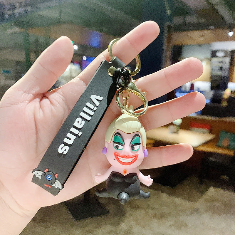 Halloween Witch Keychain Acrylic Colorful Vibrant Charm 9