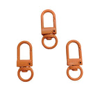 Colorful Zinc Alloy Keychain Hooks 33mm Baking Painted 50pcs 5