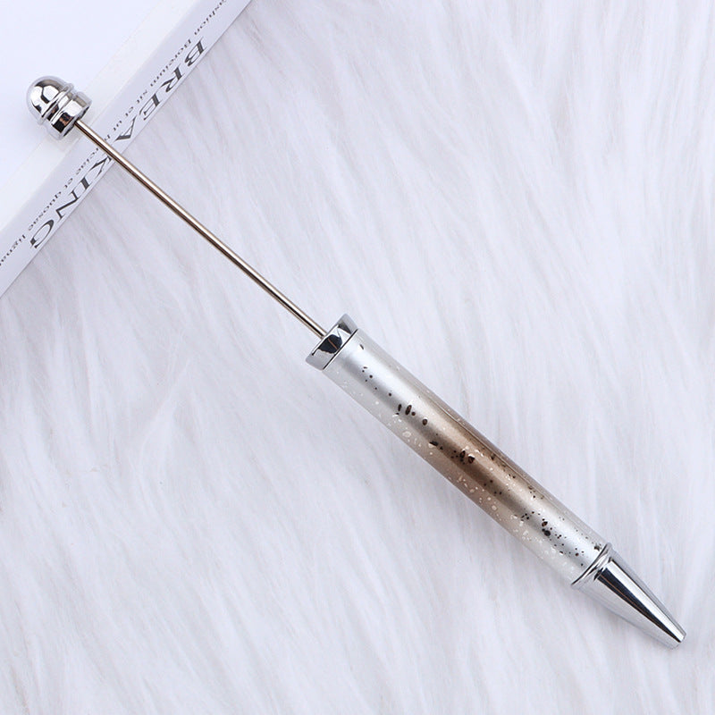 Beadable Ballpoint Pen UV Plating Starry Sky Sequins Gradient Colorful 10