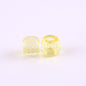 Faceted Pony Beads Acrylic 13mm Transparent Large Hole 50pcs 8