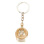 Alloy Hat Keychain Zinc Metal Reflective Minimalist Design 5