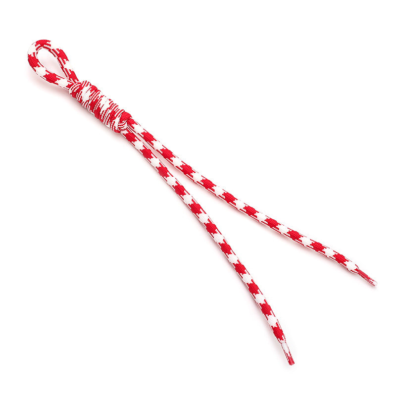 Two Tone Braided Rope Crochet Keychain Fabric Slim Durable 8pcs 5