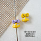 Bell and Bow Metal Beads 13mm Baking Painted Colorful 10pcs 8