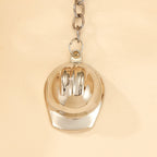 Alloy Hat Keychain Zinc Metal Reflective Minimalist Design 2