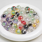 Clear Planet Halo Round Resin Beads 16mm Multicolor 10pcs 3