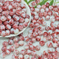 Antique Imitation Ceramic Splash Ink Round Glass Beads 10mm 100pcs 12