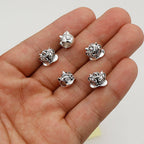 Dancing Lion Metal Beads 10mm Tibetan Large Hole Alloy 20pcs 4