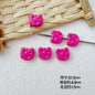 Baking Painted Cheese Animal Metal Beads Whimsical Pastel Colors 20pcs 39