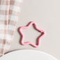 Zinc Alloy Star Trigger Spring Key Rings 41mm Baking Painted 6pcs 11