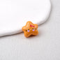Star Acrylic Beads 20mm Glossy Hello KT Faces Colorful 20pcs 14