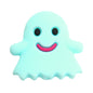 Silicone Focal Beads Halloween Ghost Pumpkin Bat Designs 10pcs 38
