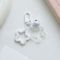 Acrylic Hollow Pentagram Star Keychain with Glossy Bell Charm 12