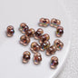 Acrylic Peanut Spacer Beads 8mm High Transparency Plating 100pcs 4