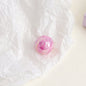 UV Plating Round Acrylic Beads 15mm Dual Color Flow 100pcs 8