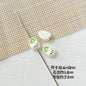 Kite Slippers Metal Beads 14mm Colorful Glossy Painted 10pcs 4