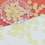 Sunflower Glass Beads 14mm Translucent Mixed Colors 25pcs 16