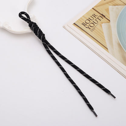 Two Tone Braided Rope Crochet Keychain Fabric Slim Durable 8pcs 11