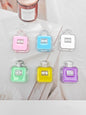 Painted Perfume Bottle Acrylic Beads 29mm Enamel Finish 50pcs 6