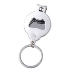 Stainless Steel Nail Clipper Keychain Sublimation Customizable 4