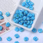 Heart Millefiori Glass Beads 11mm Marble Pattern Glossy 10pcs 6
