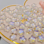 Czech Glass Beads Star 8mm Perforated Multicolor 10pcs 3