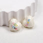 Balloon Heart Acrylic Beads 19mm Glossy Colorful Lettering 10pcs 8