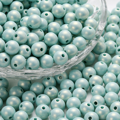 Imitation Pearl Acrylic Beads 8mm-12mm Macaron Colored Pastel 12