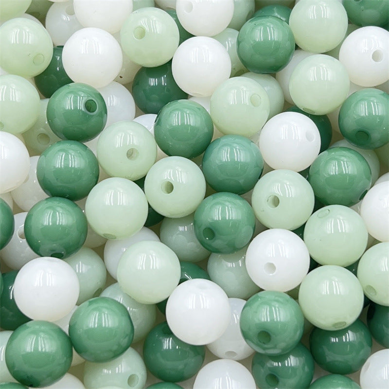 Makaron Color Round Acrylic Beads 16mm Pastel Ombre 10pcs 6
