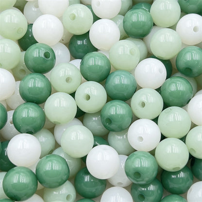 Makaron Color Round Acrylic Beads 16mm Pastel Ombre 10pcs 6