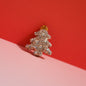 Polymer Clay Christmas Tree Rhinestone Beads 30mm Festive Holiday 10pcs 10