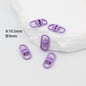 Painted Alloy Swivel Double End Clasp Connectors 19mm 100pcs 7