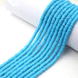 Flat Clay Beads 6mm Solid Color Smooth Polymer Disc 10strands 25