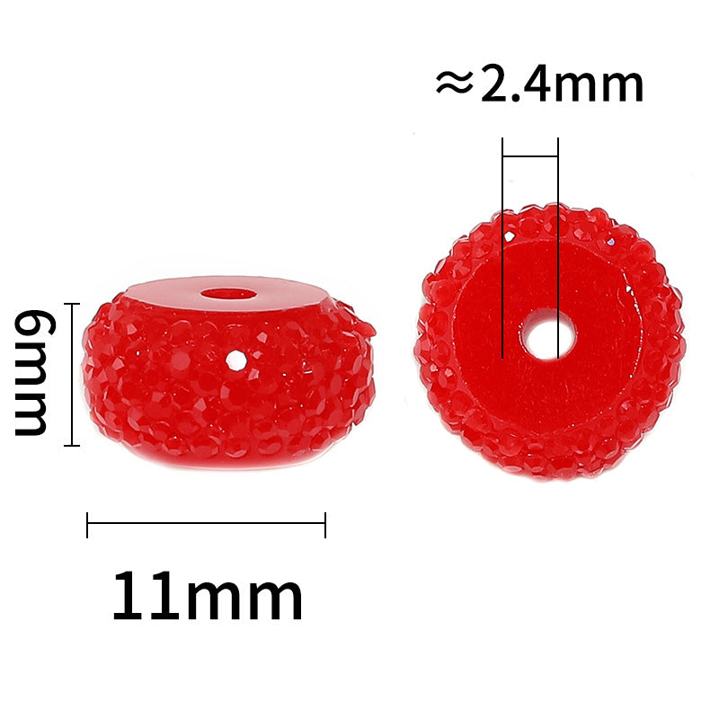 Acrylic Granular Spacer Beads 11mm 100pcs 3