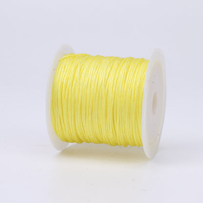 Nylon Thread 0.8mm Diameter 40m Colorful Jewelry Stringing Cord 12