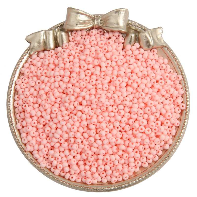 Frosted Seed Glass Beads 4mm Pastel Colors Matte Finish 320pcs 12